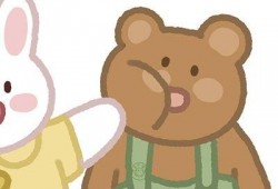 卡通头像小熊吃瓜图文,夏日清凉一夏